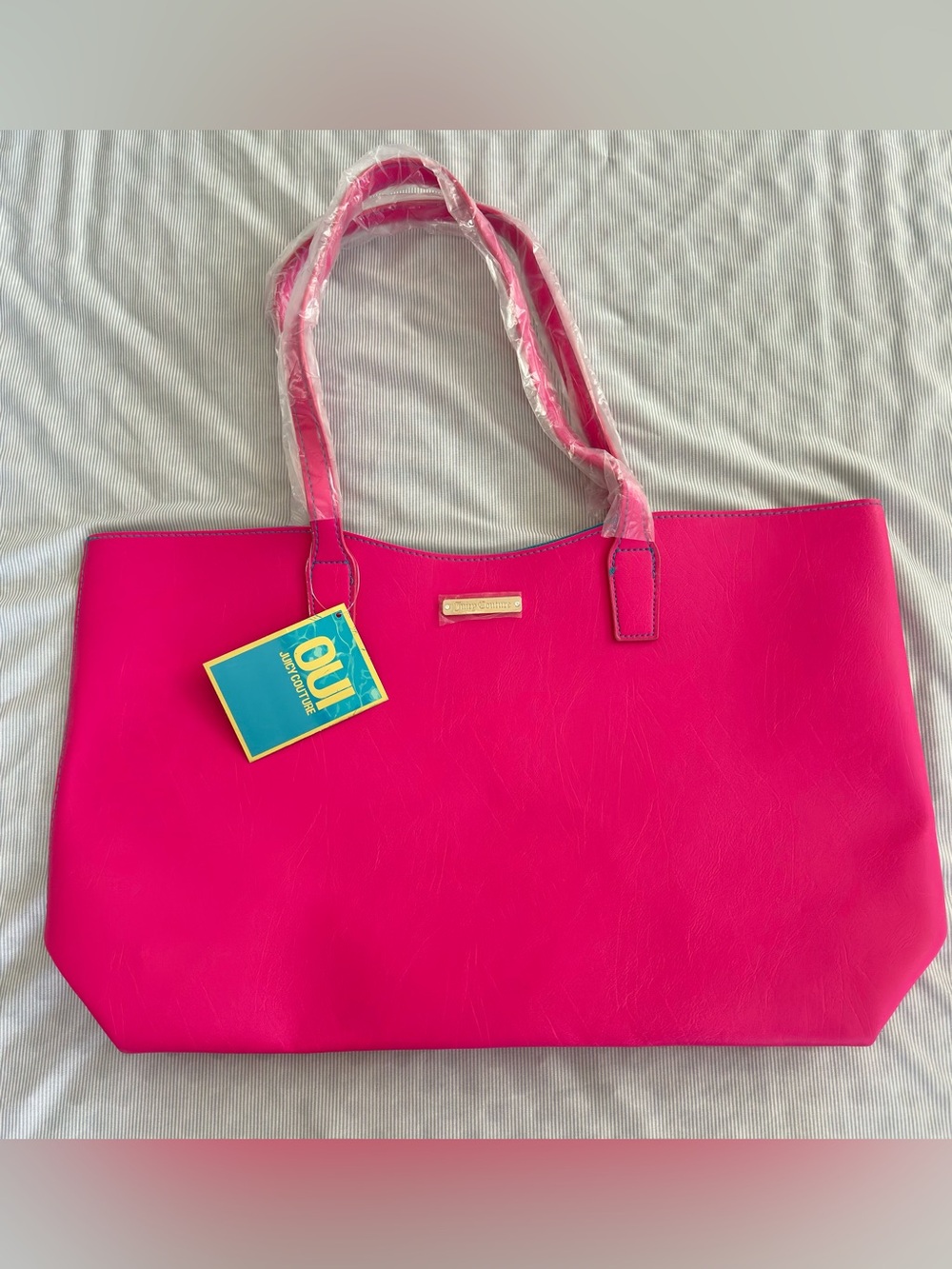 NEW JUICY COUTURE Fuchsia PINK TOTE BAG 🩷